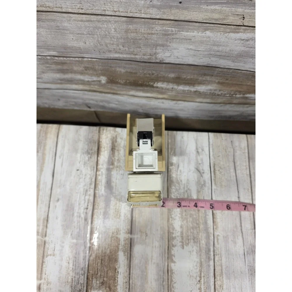 Vintage Tonka Bell‎ System Bucket Truck Diecast Metal Utility Vehicle White Tan